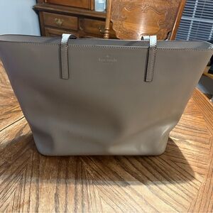 Kate Spade Taupe Leather Tote
